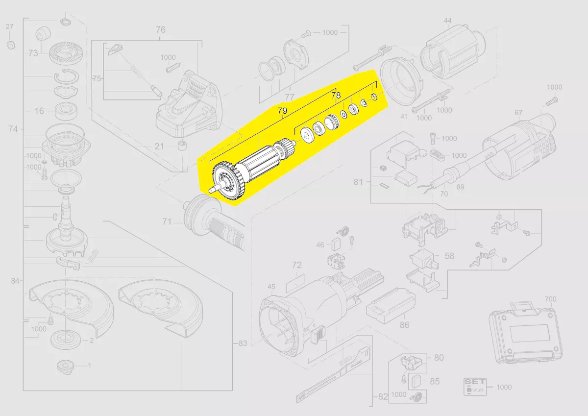 Induit réf. 4931428752 AEG